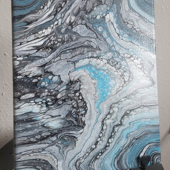 Original Acrylic Abstract Painting on Canvas - Picture 2 of 5